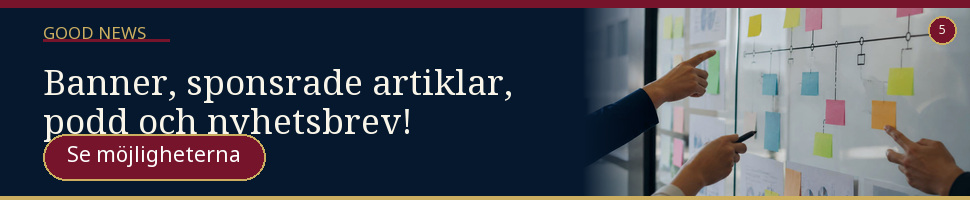 Banner, sponsrade artiklar, podd och nyhetsbrev!