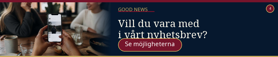 Vill du vara med i vårt nyhetsbrev?