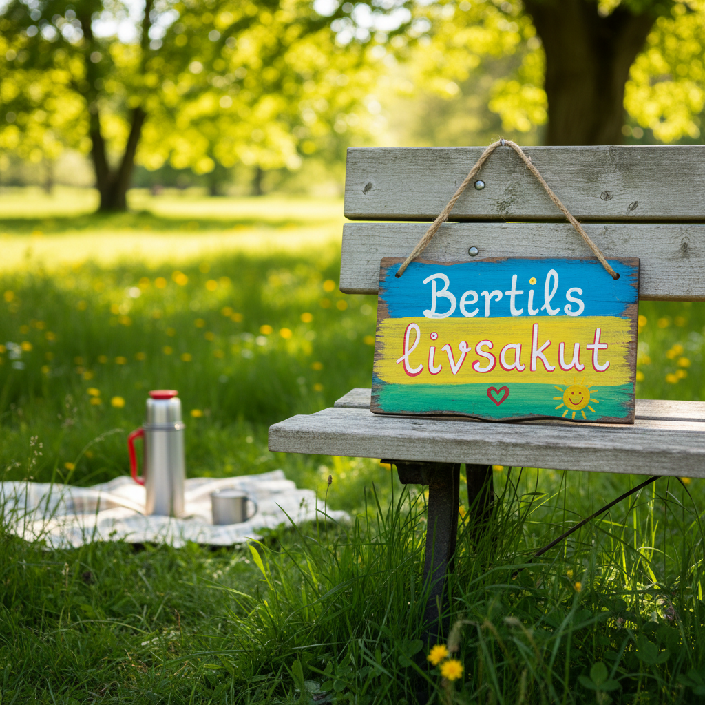 Bertils rådgivningsbänk i Grästorp: Gratis livsvisdom i utbyte mot en kanelbulle