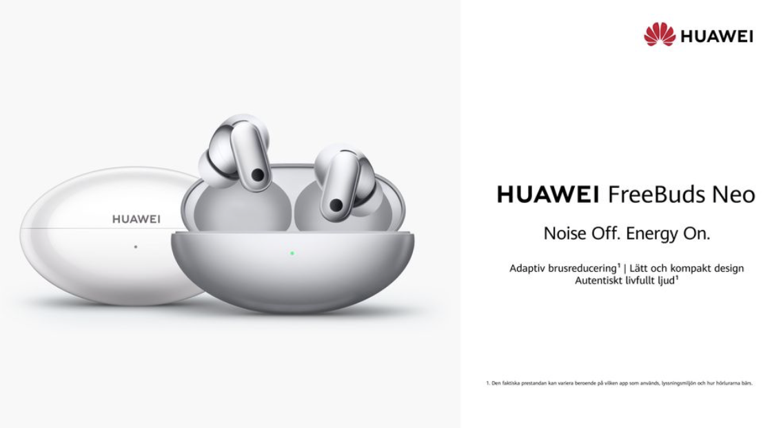 Huawei FreeBuds Neo med laddetui