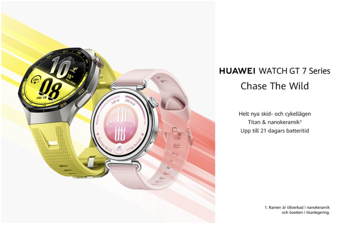 Huawei visar nästa generation – klockor, hörlurar och blodtryck i München