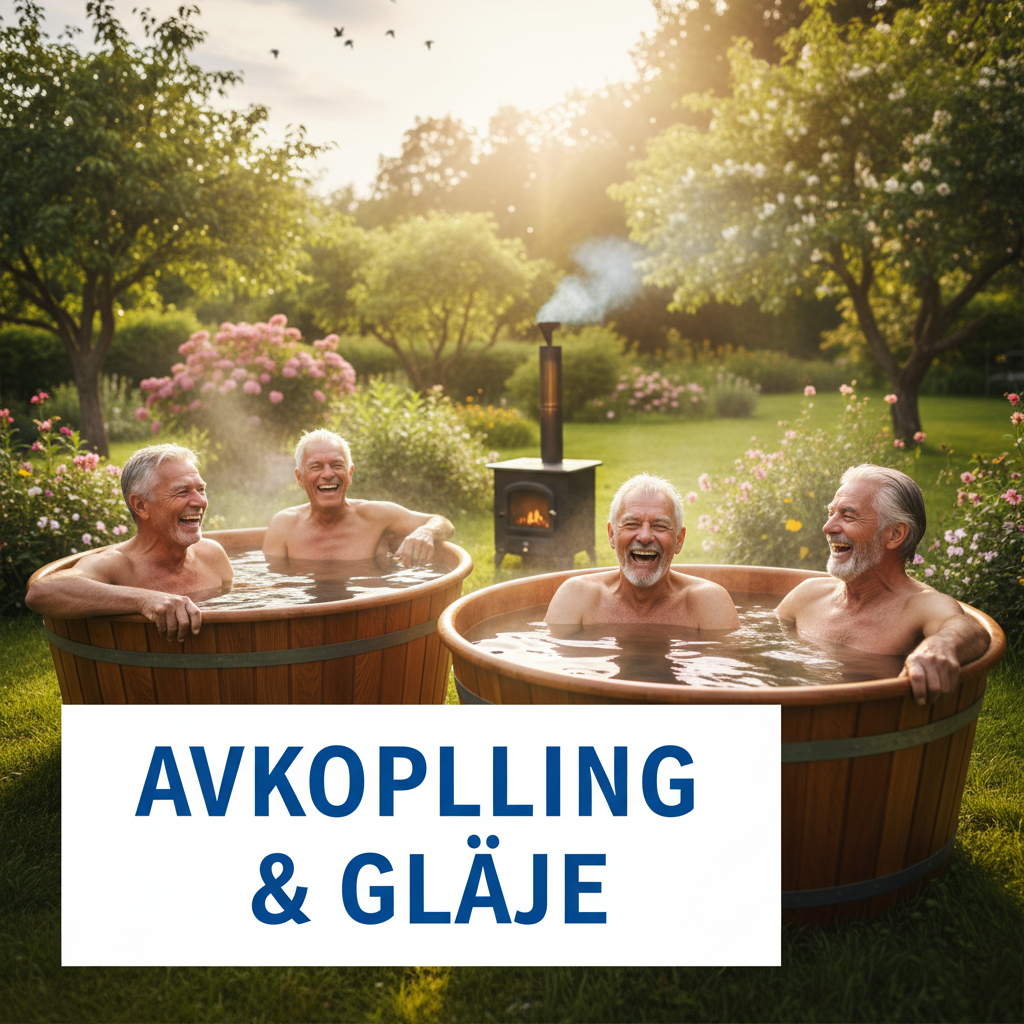 Hans-Olofs hemgjorda vinfatspool i Arvika blev sommarens gladaste mötesplats
