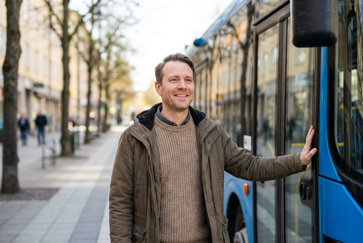 Hjälten Johan stoppade bussen när föraren svimmade: ”Jag bara agerade”