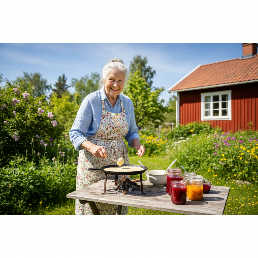 Höga Kustens nya pannkaks-led: Cykla genom sagolika vyer och bjuds på fika längs vägen
