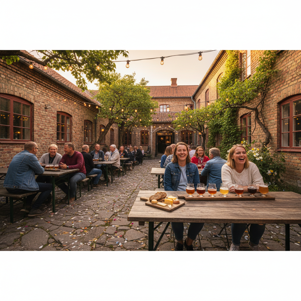 Humle & Hjärta på Österlen: Lokala bryggeriets nya bärsöl skapar magisk sommargemenskap