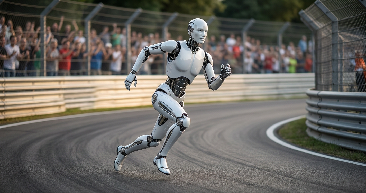 Roboten som tog kurvan lite för optimistiskt