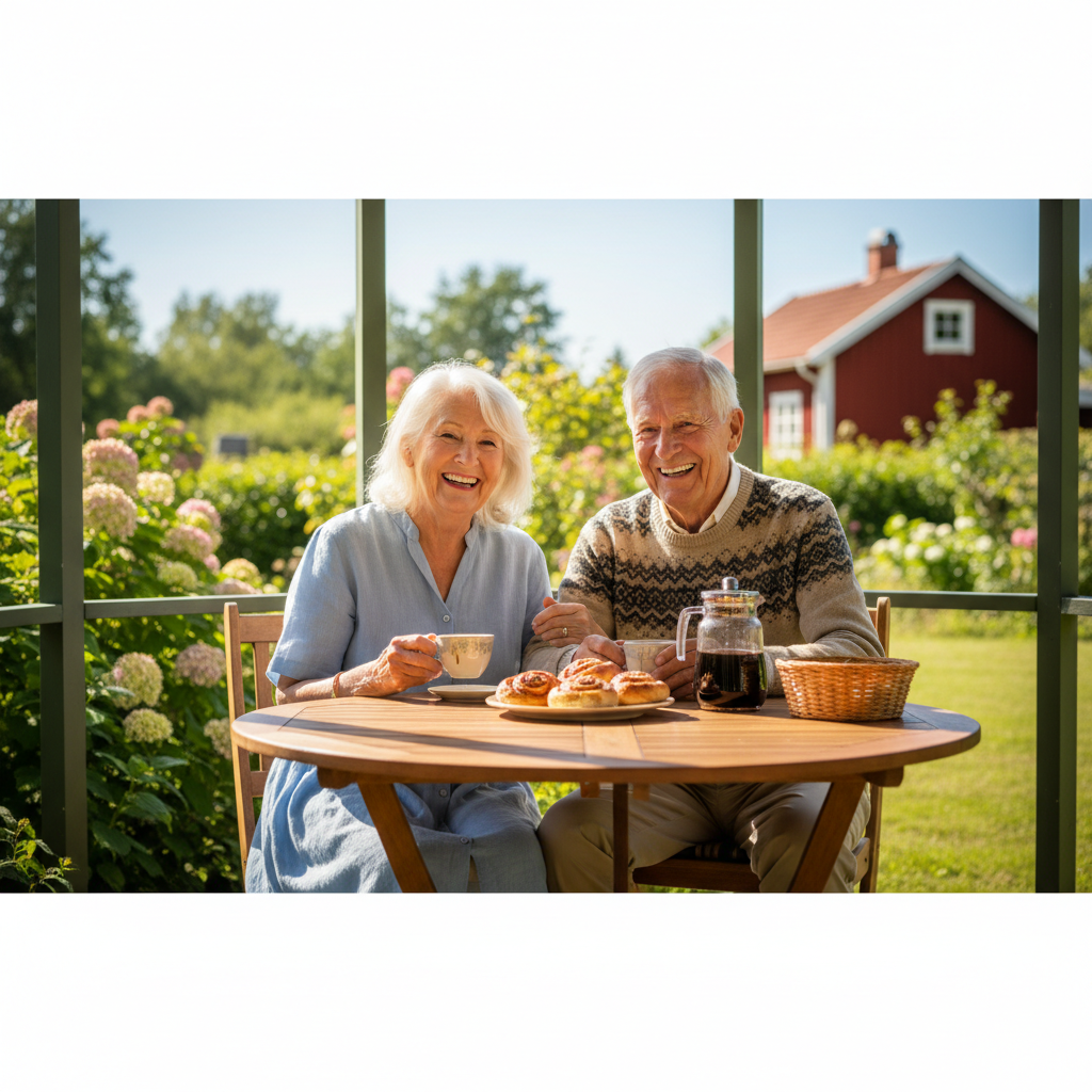 Igelkotten Ivar förde Kerstin och Bertil samman under sommarregnet i Falkenberg