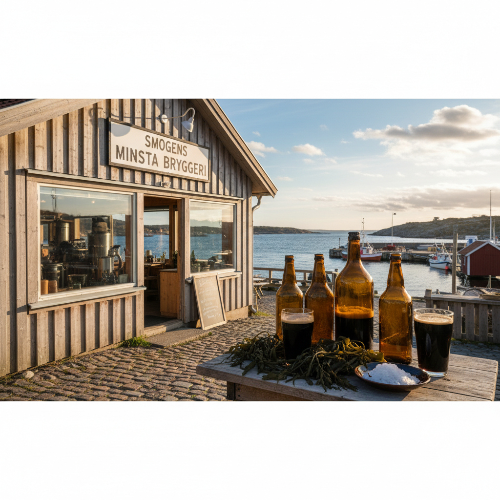 Kustens smaker på flaska: Smögens minsta bryggeri lockar med saltstänkt tång-ale