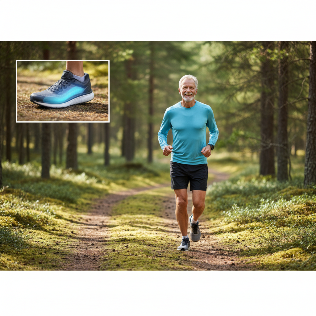 Linneas smarta haptiska "pratsula" låter synskadade Lennart springa fritt i skogen