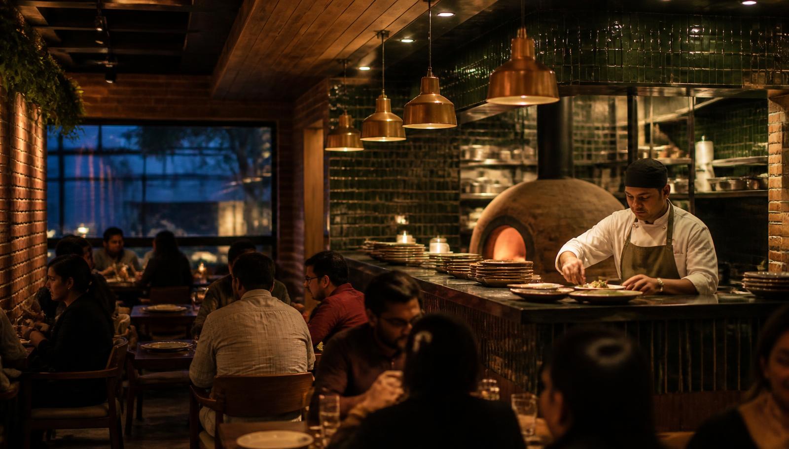 Indisk restaurang i Stockholm med öppet kök och tandoorugn