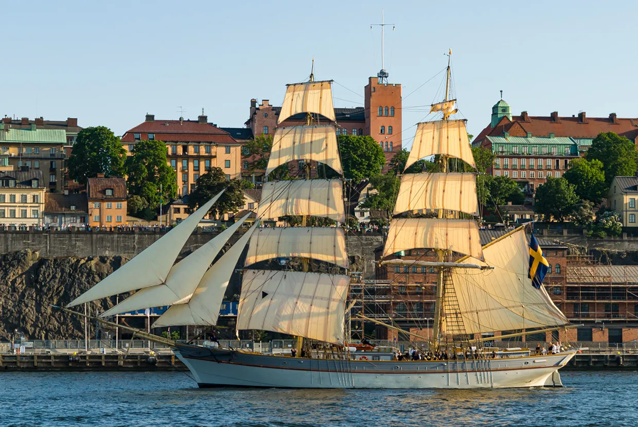 Avsegling från Stockholm