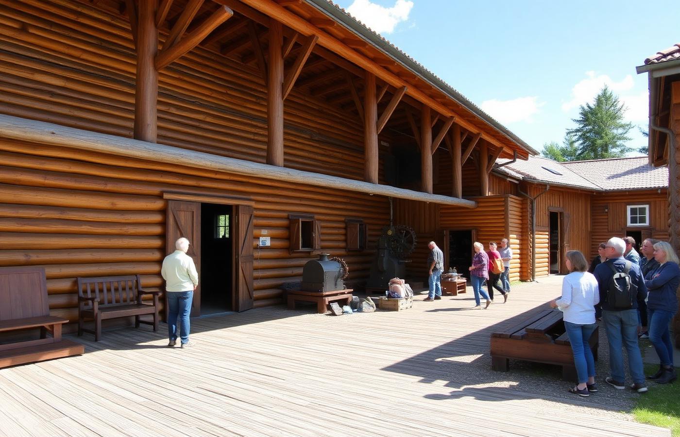 Det välbevarade museiområdet på Norrbyskär
