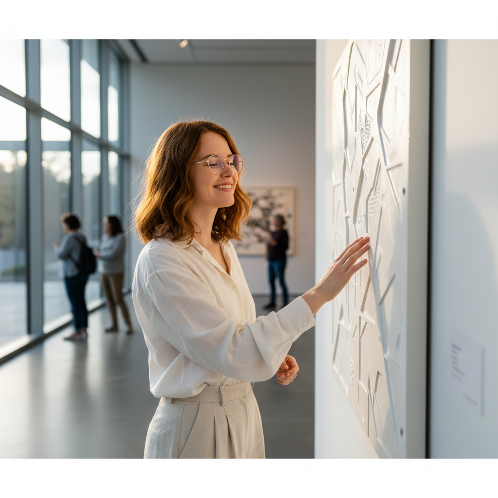 Ny svensk AI-teknik gör konstgallerier helt levande för synskadade
