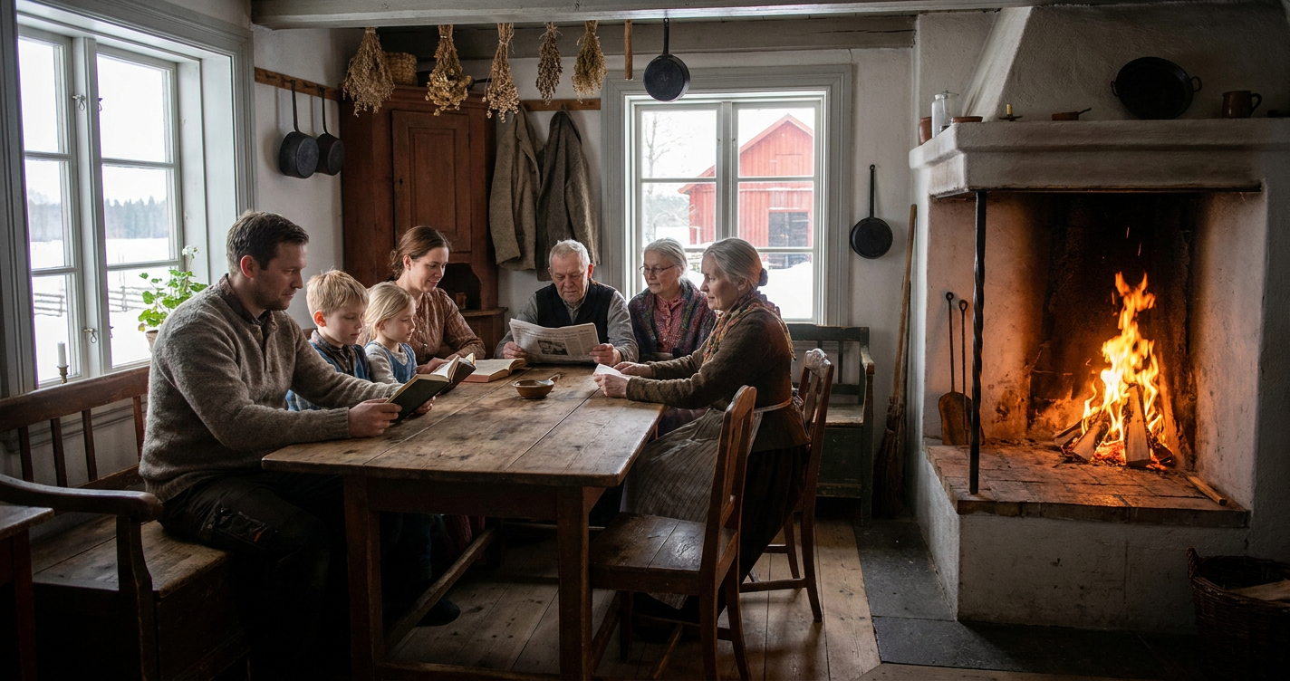 Ny historisk rekonstruktion visar 1820-talets hårda verklighet: Så klarade familjerna slitet och kylan genom samarbete