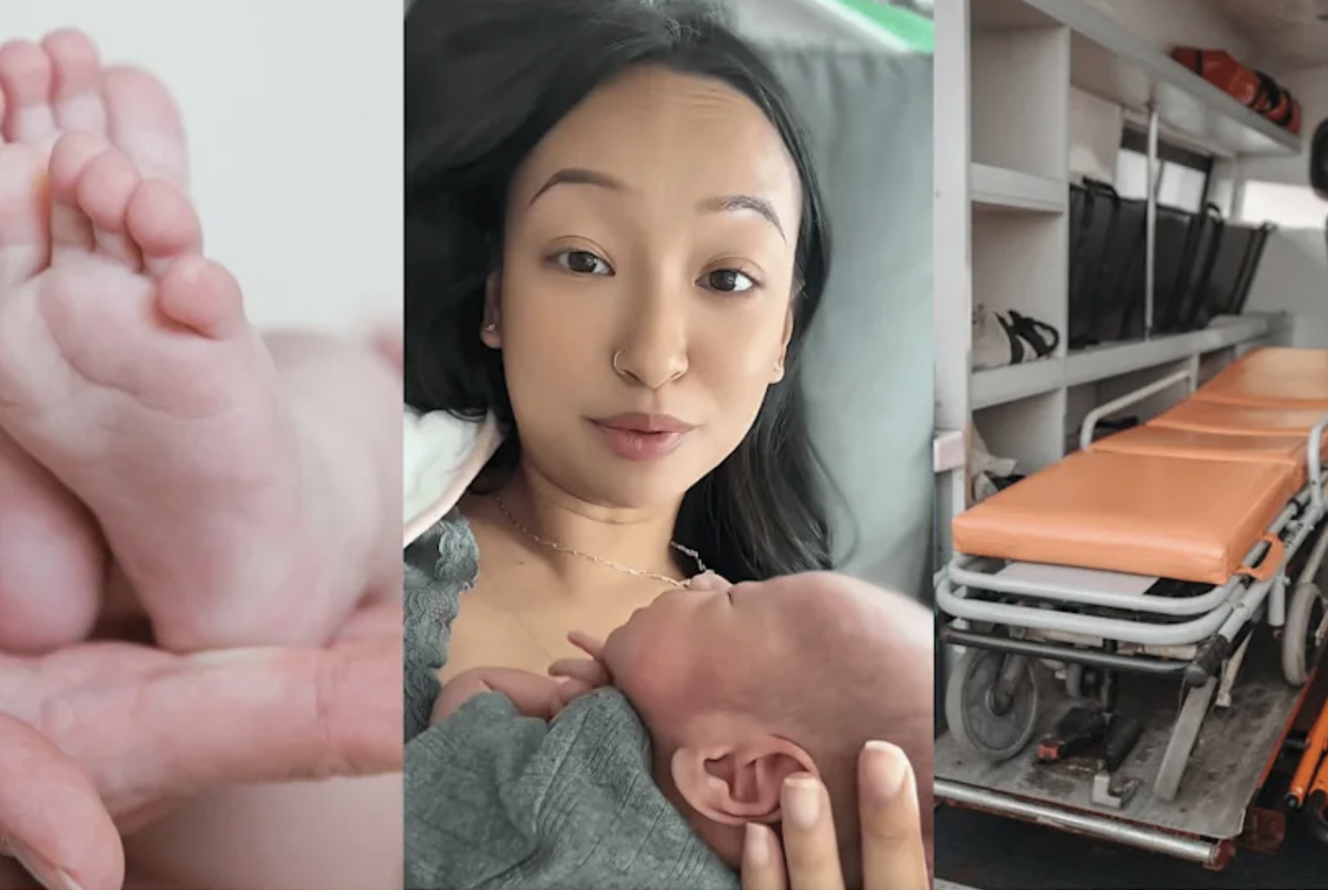 Perri sökte vård för mensvärk – åkte hem med en nyfödd son