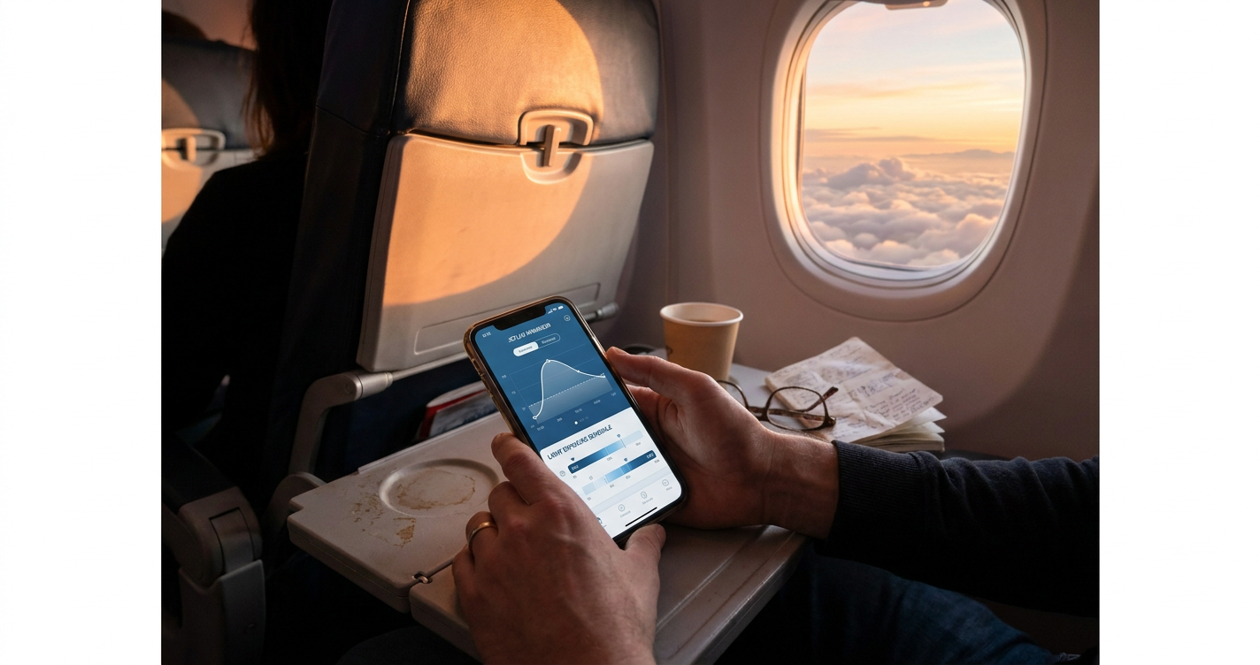 En app, som hjälper din minimera jetlag!