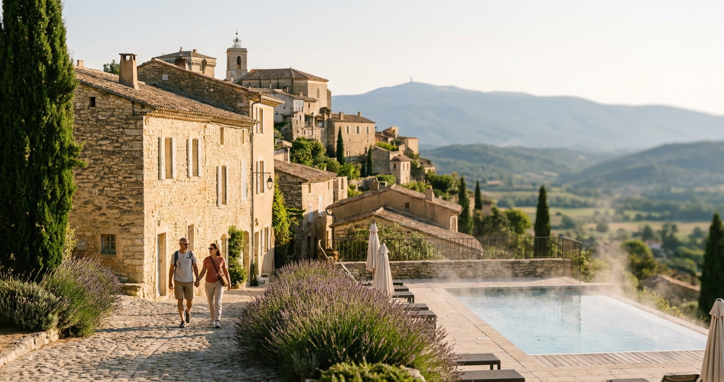 Den franska byn som blev ett hotell – Crillon le Brave är Provences vackraste smultronställe