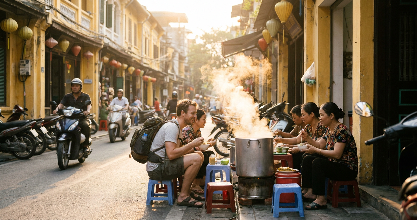 Vi reser till vackra Hanoi, Vietnam