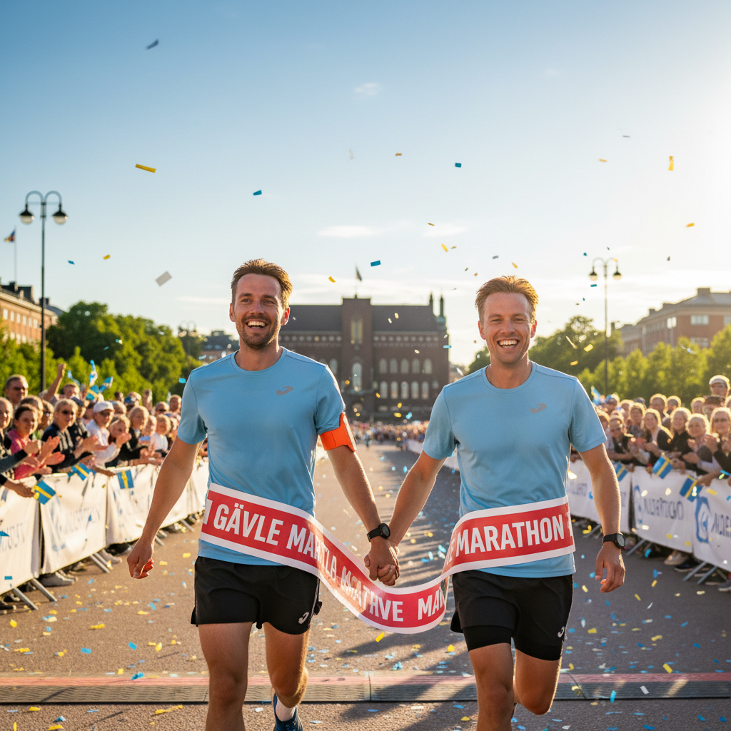 Rivalerna som fann varandra på löparbanan: Jonas blev blinde Tommys nya ögon i Maratonsuccén