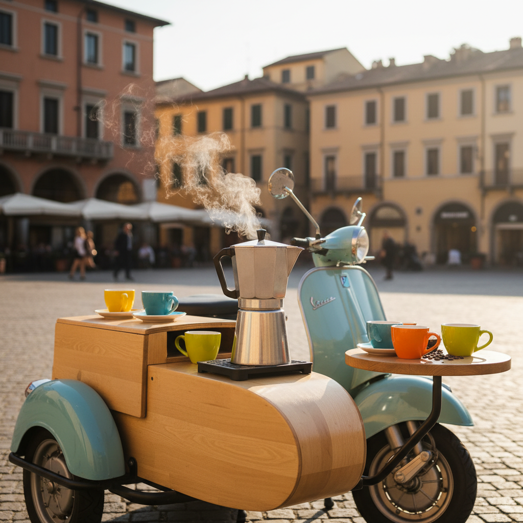 Runes elektriska kaffemoped: 79-åringens klimatsmarta fikamaskin gör succé i Åmål