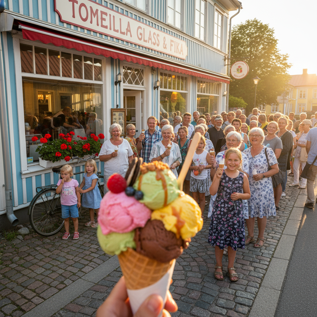 Svenssons glass i Tomelilla: Receptet från 1947 som skapar köer genom hela sommarsverige