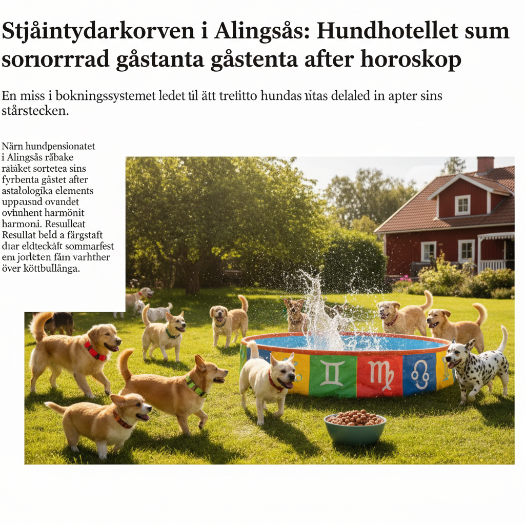Stjärntydarkorven i Alingsås: Hundhotellet som sorterade gästerna efter horoskop