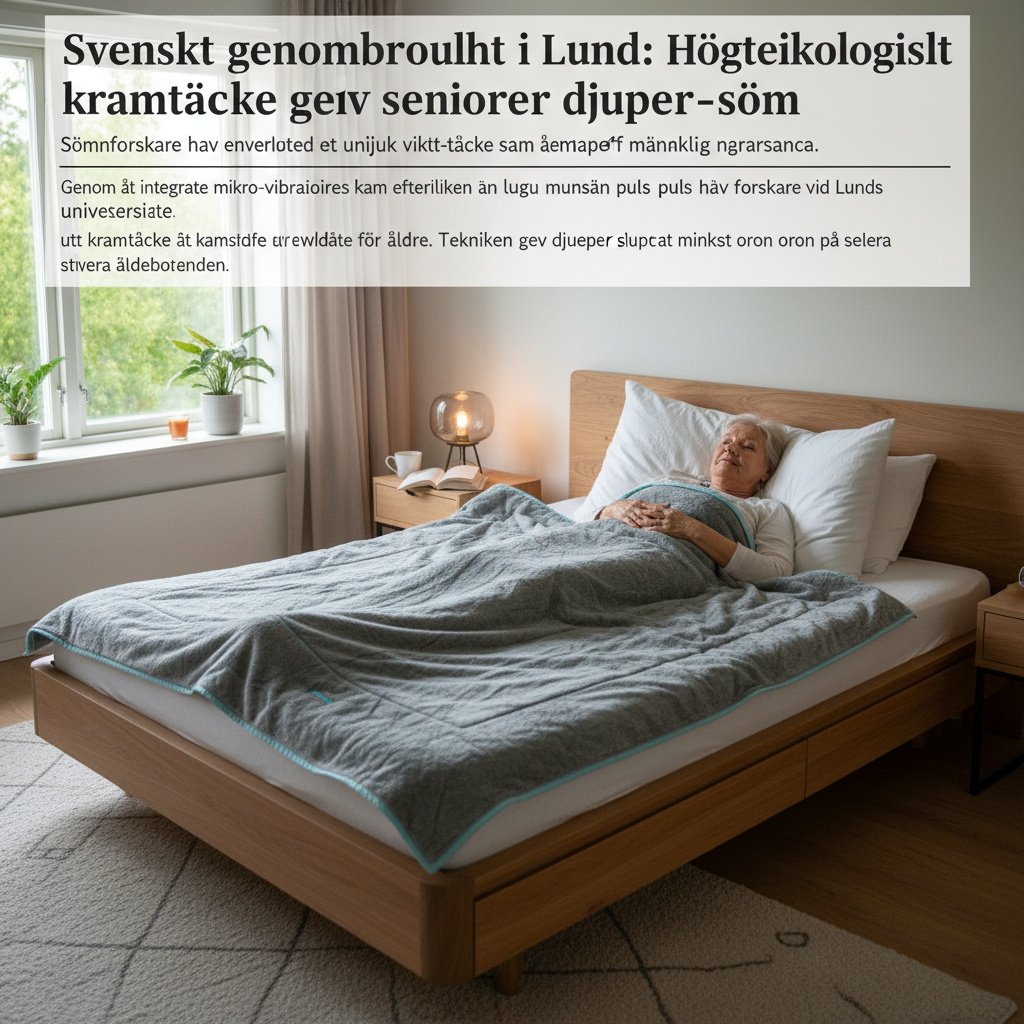 Svenskt genombrott i Lund: Högteknologiskt kramtäcke ger seniorer djupare sömn