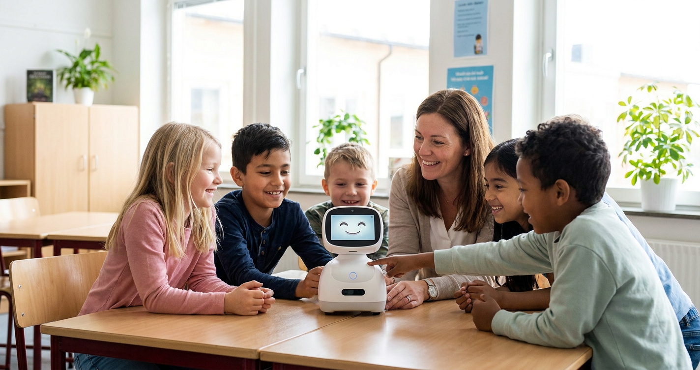 Skolrobotar hjälper till i skolan – Göteborg testar ny teknik mot frånvaro