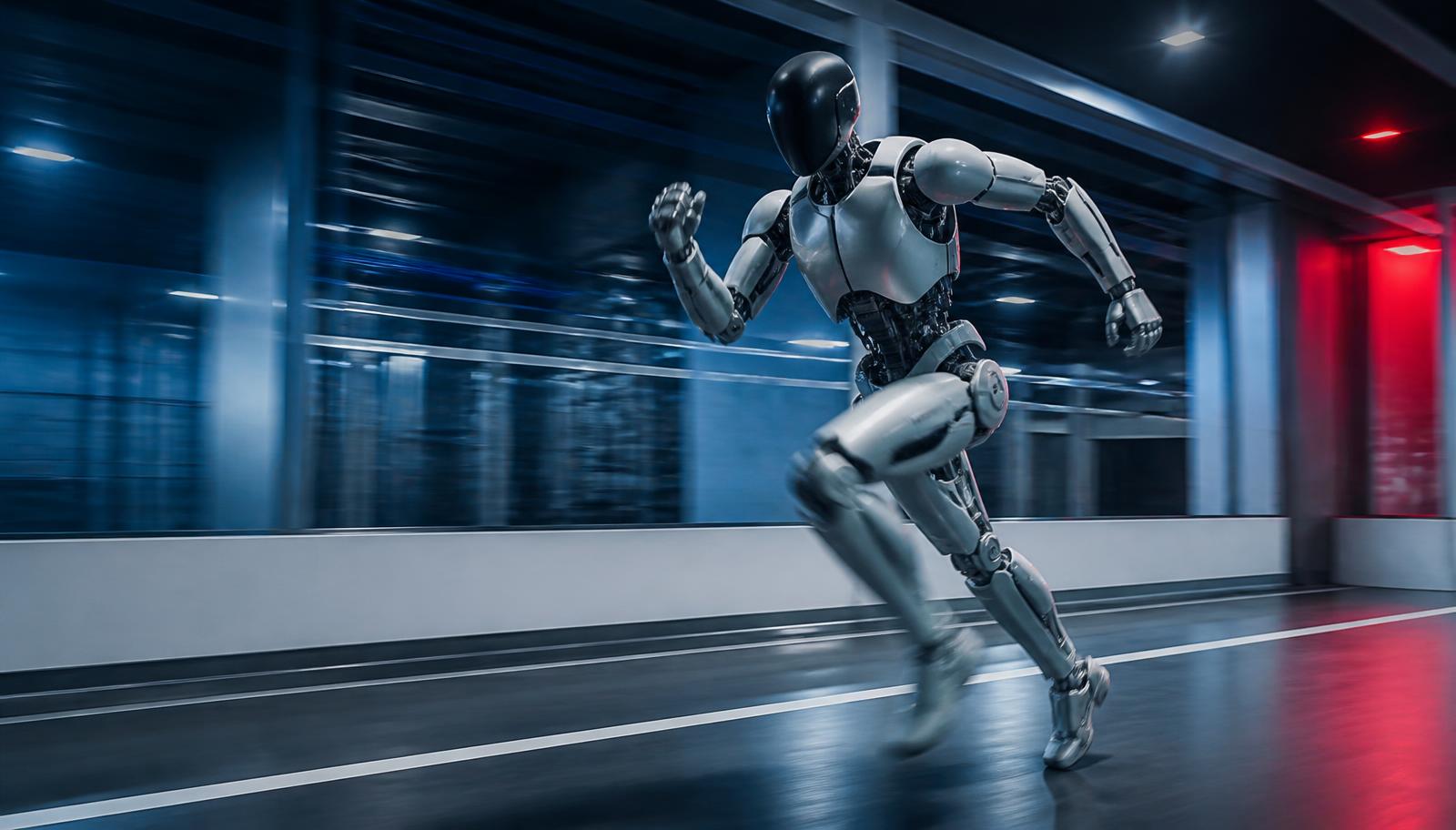 Superman-roboten springer fortare än Usain Bolt