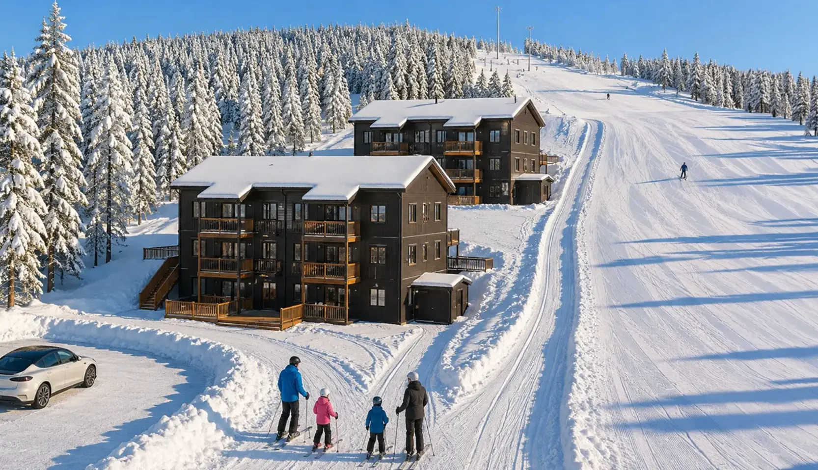 Unikt ski-in-ski-out-boende byggs i Järvsöbacken – klart till vintern