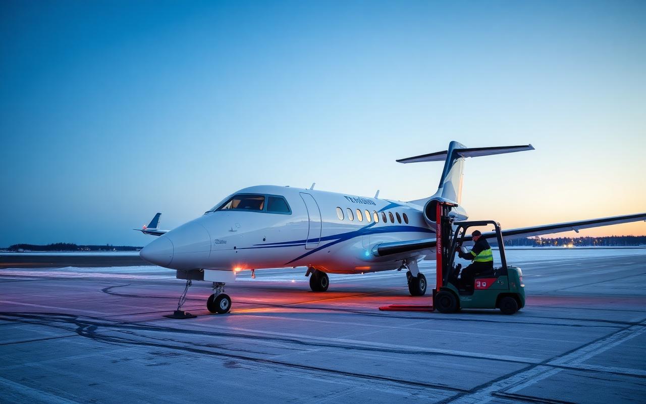 Världens första batteribyte på elflyg — i Skellefteå